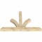 Ekena Millwork Richland Rough Sawn Timber Gable Bracket, Douglas Fir, 84"W x 56"H x 6"D x 6"F, 16/12 Pitch GBW084X56X0606RIC00RDF - alternate 4